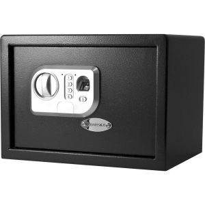 Barska AX11644 Compact Biometric Pistol Safe Black