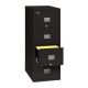 Fireking Patriot 4P1831-C Letter 1 Hour Fire Rated File Cabinet - Black