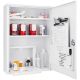 Barska CB12824 White Large Medical Cabinet