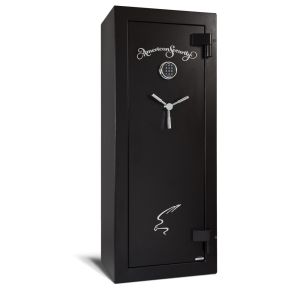 American Security TF5924E 16 Rifle Safe, Black Nickel, 30 Minute Fire, Black, 11 Gun Interior, Electronic