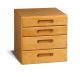 Amsec Four Drawer Wooden Stor-It Cabinet