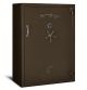 Amsec BFX7250 UL Rated RSC Burglar/2 Hour Fire Long Gun Safe, Black Nickel, Chocolate Brown, Gun, Combo Lock