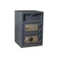 Hollon FDD-3020CK B-Rated 2 Door Depository, 2 Key Top Combo Bottom