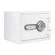 Barska AX13738 Compact Biometric Fire Resistant Security Safe, White