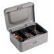 Barska CB11782 6 inch Extra Small Cash Box With Combination Lock, Gray