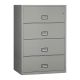 Lateral 38 inch 4-Drawer Fire and Water Resistant File Cabinet