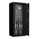 Stack-On AG5530 Armor Guard 24+4 Gun Safe, 30 Min Fire, Black, Chrome, Open